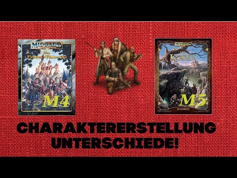 MIDGARD Charaktererstellung M5 und M4. Welche Unterschiede gibt es? Teil 1 von 3