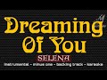 DREAMING OF YOU SELENA INSTRUMENTAL MINUS ONE