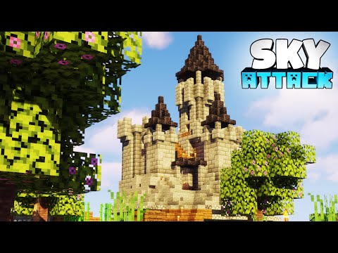 Burg bauen in Minecraft Skyblock 🚀 Minecraft Skyblock - Sky Attack #10