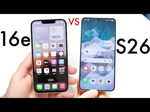 Samsung Galaxy S26 Vs iPhone 16e! (Quick Comparison)