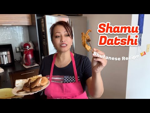 Shamu Datshi 🇧🇹(shiitake mushroom & cheese) Bhutanese Recipe cooking in clay pot| Easy vegetarian