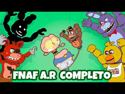 Mongo e Drongo em FNAF A.R. COMPLETO - Five Nights at Freddy's AR Special Delivery. Todas as noites