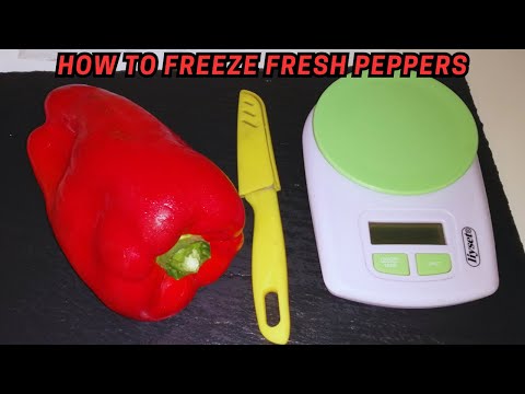 Freezing Bell Peppers: Save Time, Money and Flavour: Quick Tutorial