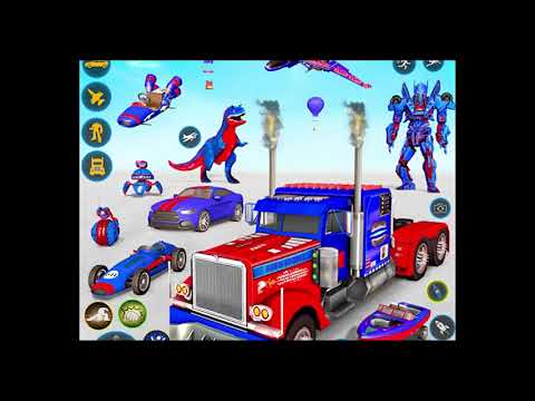 Police Truck Robot Car Game