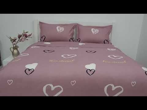 Постельный евро комплект фланель фирмы Daguanyuan