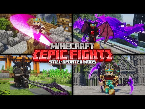 Top 20 Minecraft Still-Updated Epic Fight Mods !