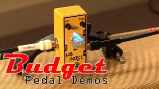 Video thumbnail for Tone City Bad Horse Transparent Overdrive Pedal by Budget Pedal Demos