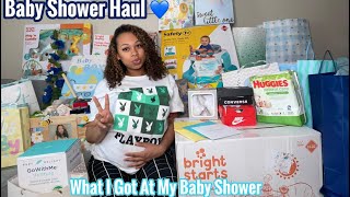 BABY SHOWER HAUL | What I Got At My Baby Shower