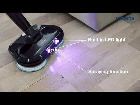 Hyundai - Draadloze elektrische spinning mop met sprayfunctie