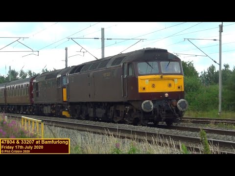 47804 & 33207 at Bamfurlong - 17th July 2020