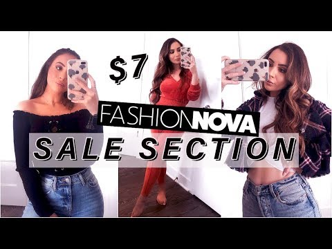 I ONLY WORE THE FASHION NOVA SALE SECTION FOR A WEEK!!