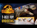 UNBOXING Jurassic World Dominion Thrash N Devour Tyrannosaurus Rex Toy Collectjurassic Com