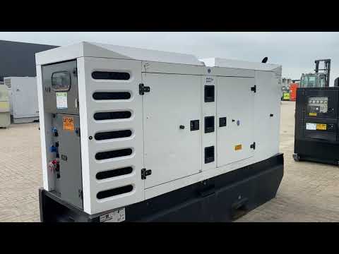 SDMO R220 C3 John Deere Leroy Somer 220 kVA Supersilent Rental Stage 3A generatorset stocknr 4191