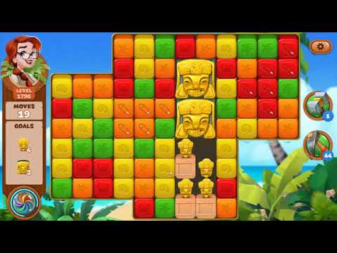 Lost Island Blast Adventure Level 1796 NO BOOSTERS - A S GAMING