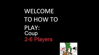 How to play Coup #cardgames
