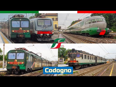 [ CODOGNO IN FESTA! ] - Treni STORICI, STRAORDINARI & DEVIATI in TRANSITO in stazione a CODOGNO!!