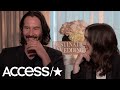 Keanu Reeves Winona Ryder Hilariously Discuss Their Awkward Destination Wedding Sex Scene
