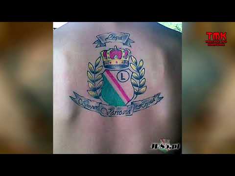 Kibicowskie Tatuaże - Legia Warszawa