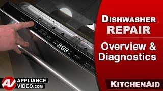KitchenAid KDTM354ESS3 Dishwasher - Overview and Diagnostic Mode