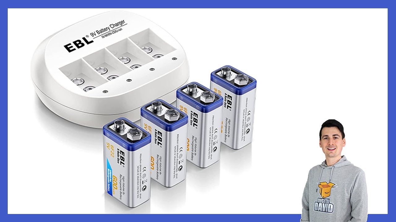 EBL 4 Bay 9V Battery Charger & Batteries Review