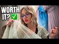 TRANSPARENT GLAM DRESS TRYON HAUL IN A SHOPPING MALL SEE THROUGH SHEER FABRICS Trending Fashion