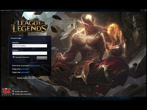 God Fist Lee Sin Login - PBE Server - League Of Legends