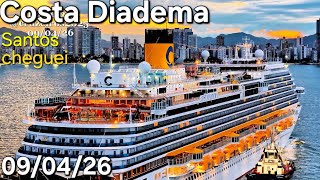 COSTA DIADEMA navio cruise cruzeiro 09/04/26  itajai  @cruzeiros2025  #google  #cruise