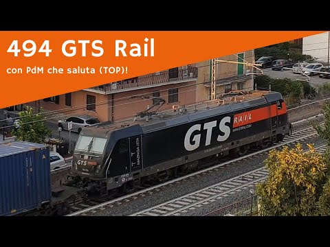 494.254 Mazinga Zeta di GTS Rail in transito a Monterotondo