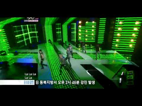 [HD] 110311 Teen Top ~-♥-~ Supa Luv Remix ~ Goodbye stage (music bank)
