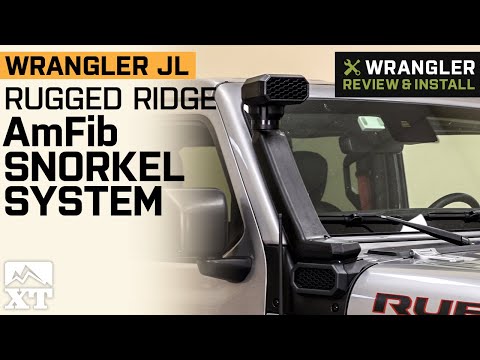 Jeep Wrangler JL Rugged Ridge AmFib Low/High Mount Snorkel System Review & Install