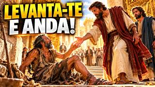 El mendigo en la hermosa puerta — Cuando Pedro dijo: “Levántate y anda”