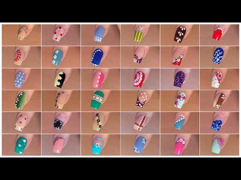 50+ Simple and easy nail art designs compilation || Nail art for beginners 2025