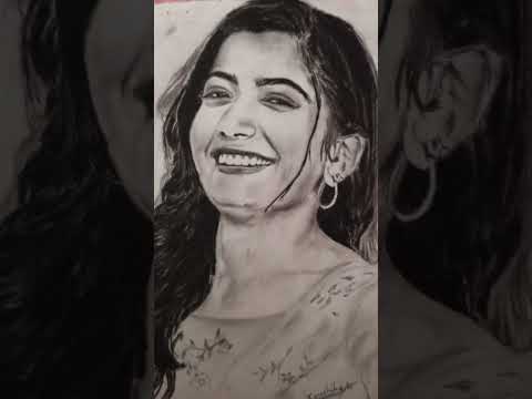 I am an Artist ✍️..#artist #sketch #portrait @virat.kohli @rashmika_mandanna #viral #shorts