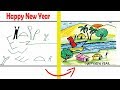 Drawing From Happy New Year Words Happy New Year
