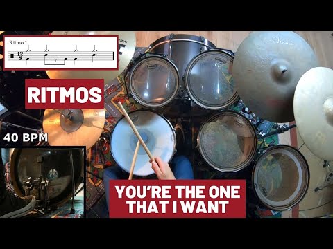 RITMOS de YOU’RE THE ONE THAT I WANT en BATERÍA – Grease (5 Ritmos fáciles)