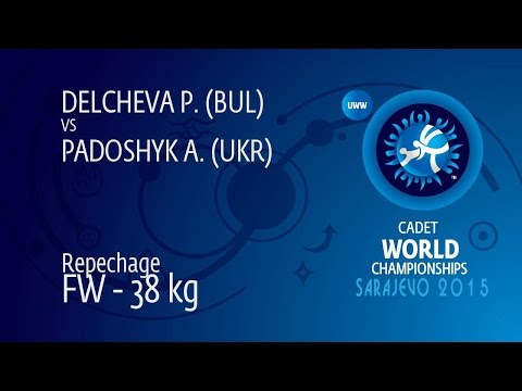Repechage FW - 38 kg: P. DELCHEVA (BUL) df. A. PADOSHYK (UKR), 6-1