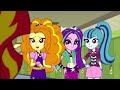 MLP Equestria Girls Rainbow Rocks Scene Sunset Shimmer Meet The Dazzlings