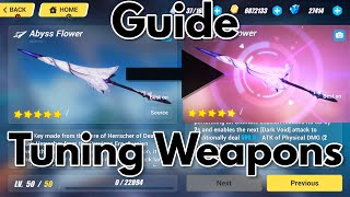 Tuning weapons Honkai Guide !!!