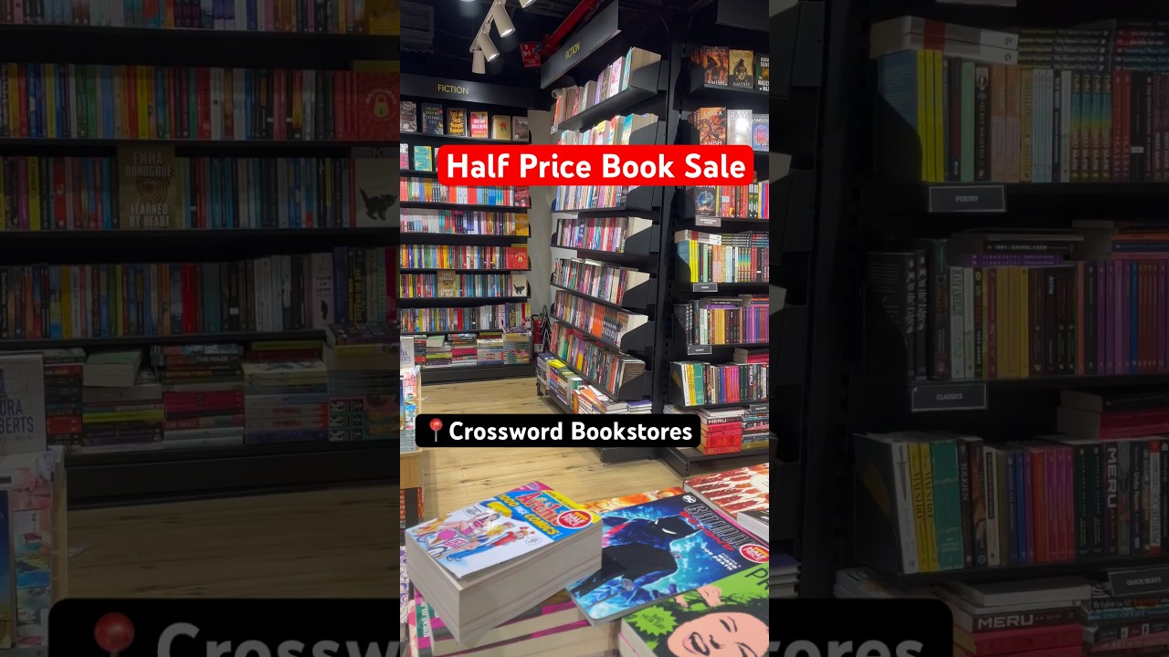 Book Sale at Crossword Stores📚❤️ #booklovers #sale #booksale #shorts #subscribe #trendingshorts