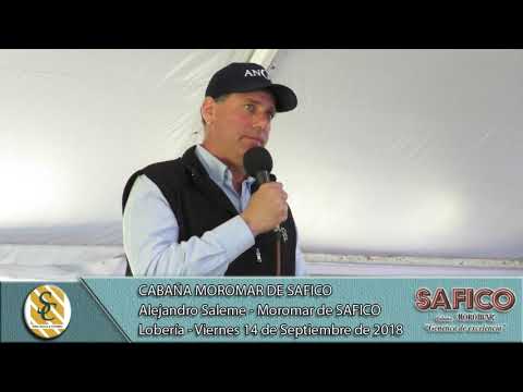 14-09-18 Palabras Alejandro Saleme - Moromar de SAFICO - Cabaña Moromar de SAFICO - Loberìa