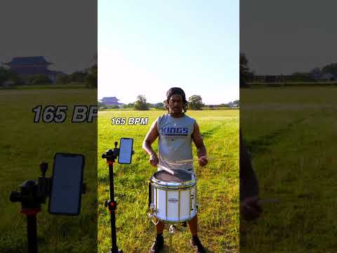 165 BPM Quadruple Stroke Roll