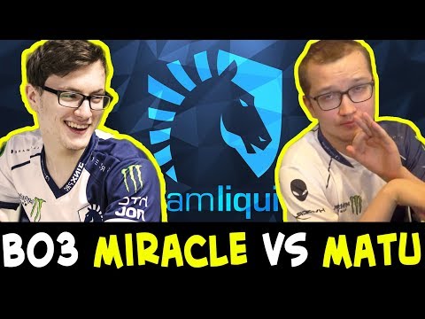 Bo3 MIRACLE vs MATUMBAMAN — who is BEST CARRY in Liquid?