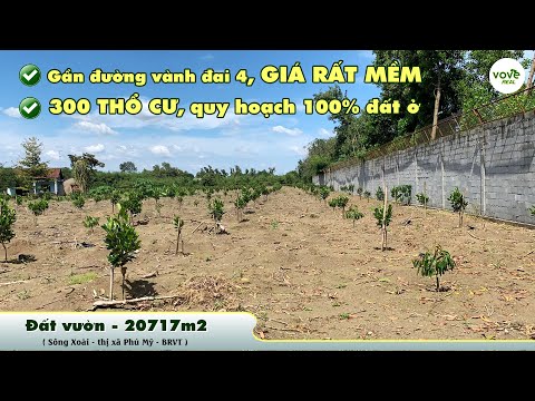 B151 - Bán đất Phú Mỹ gần sân bay Long Thành, 300 thổ cư, quy hoạch 100% đất ở