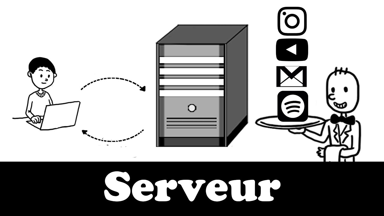 Le serveur informatique expliqué en dessins
