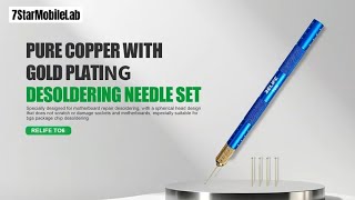 RELIFE TO6 Desoldering Needle Set Pure Copper With Gold Plating