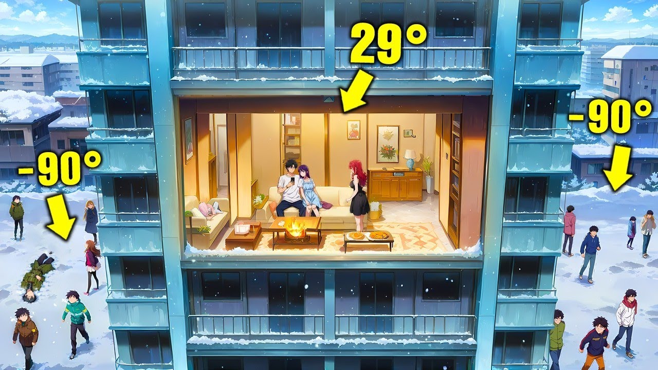 The world FROZE and EVERYONE is STARVING and He is the ONLY one with FOOD at Home! - Manhwa Recap