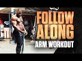 *** FOLLOW ALONG, ARM WORKOUT *** At Home No Weights | Mike Rashid
