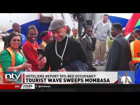 Thousands of tourists flock to Mombasa, pushing hotel occupancy to near full capacity