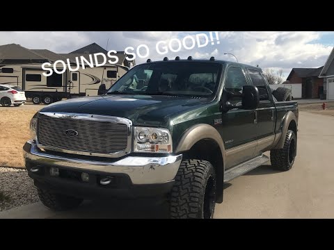 7.3 POWERSTROKE gets SWEET MBRP 4" Turbo Back Exhaust!
