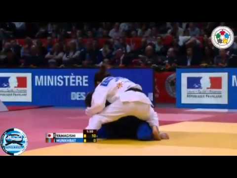 Judo Grand Slam Paris 2014 Final -48kg YAMAGISHI Emi (JPN) - MUNKHBAT Urantsetseg (MGL)